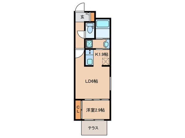 quador今池の物件間取画像